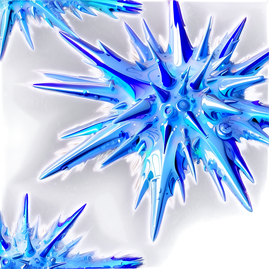 Spiky Ice Crystals Png Vpg47