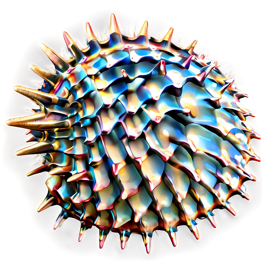 Spiky Shell Texture Png 45