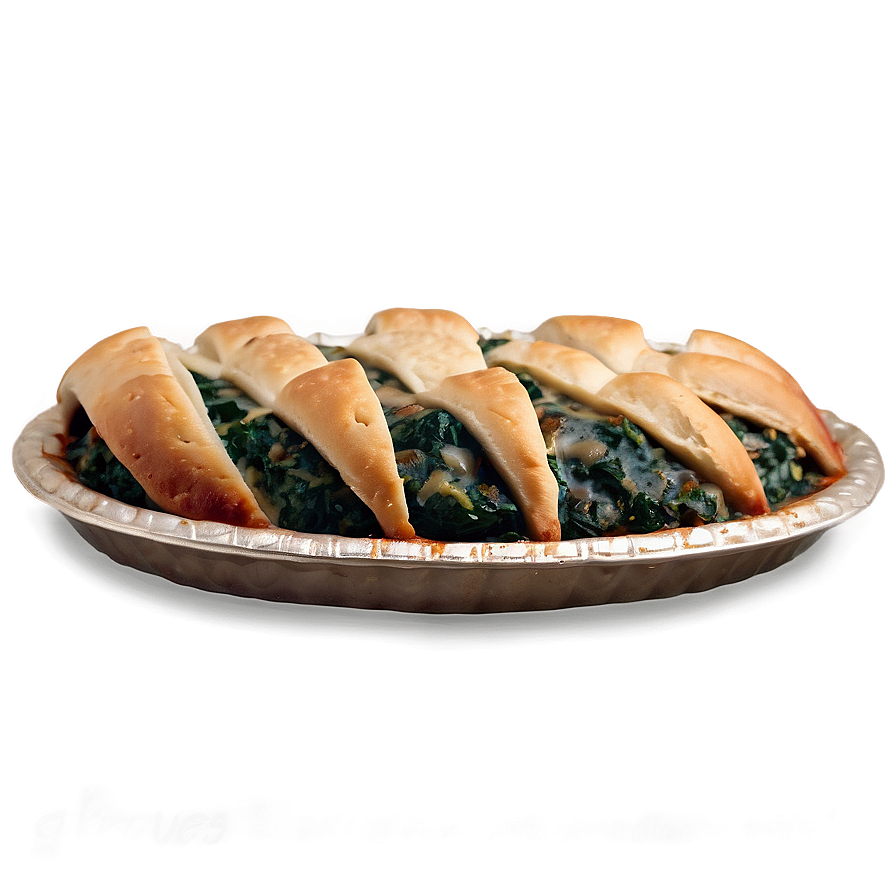 Spinach Pie Sliced Bread Top