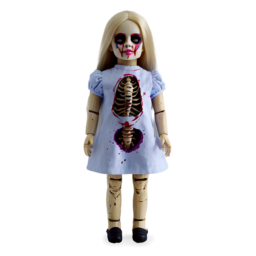 Spine-chilling Horror Doll Png 05062024