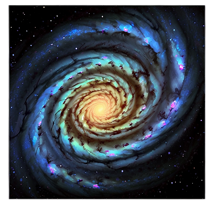 Spiral Galaxy Illustration Png Puc