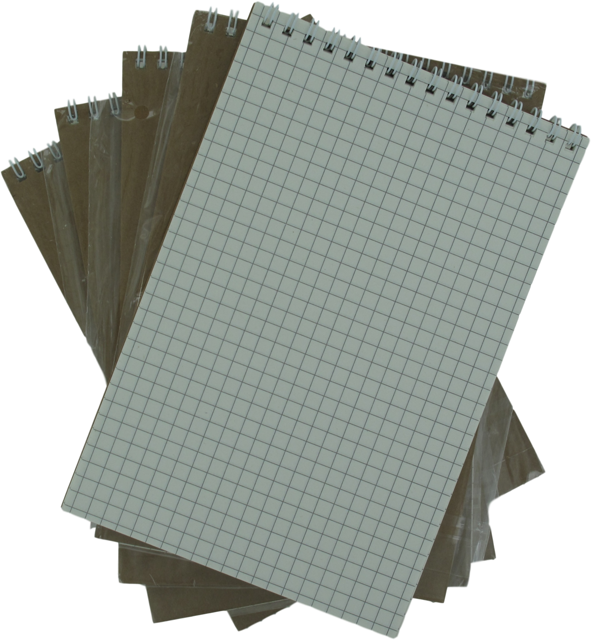 Spiral Notebookon Graph Paper Background