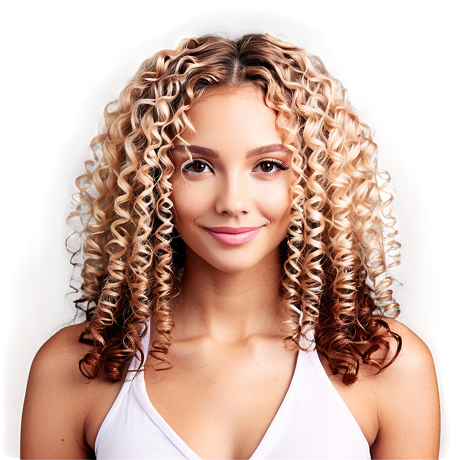 Spiral Perm Curls Png Kgb56