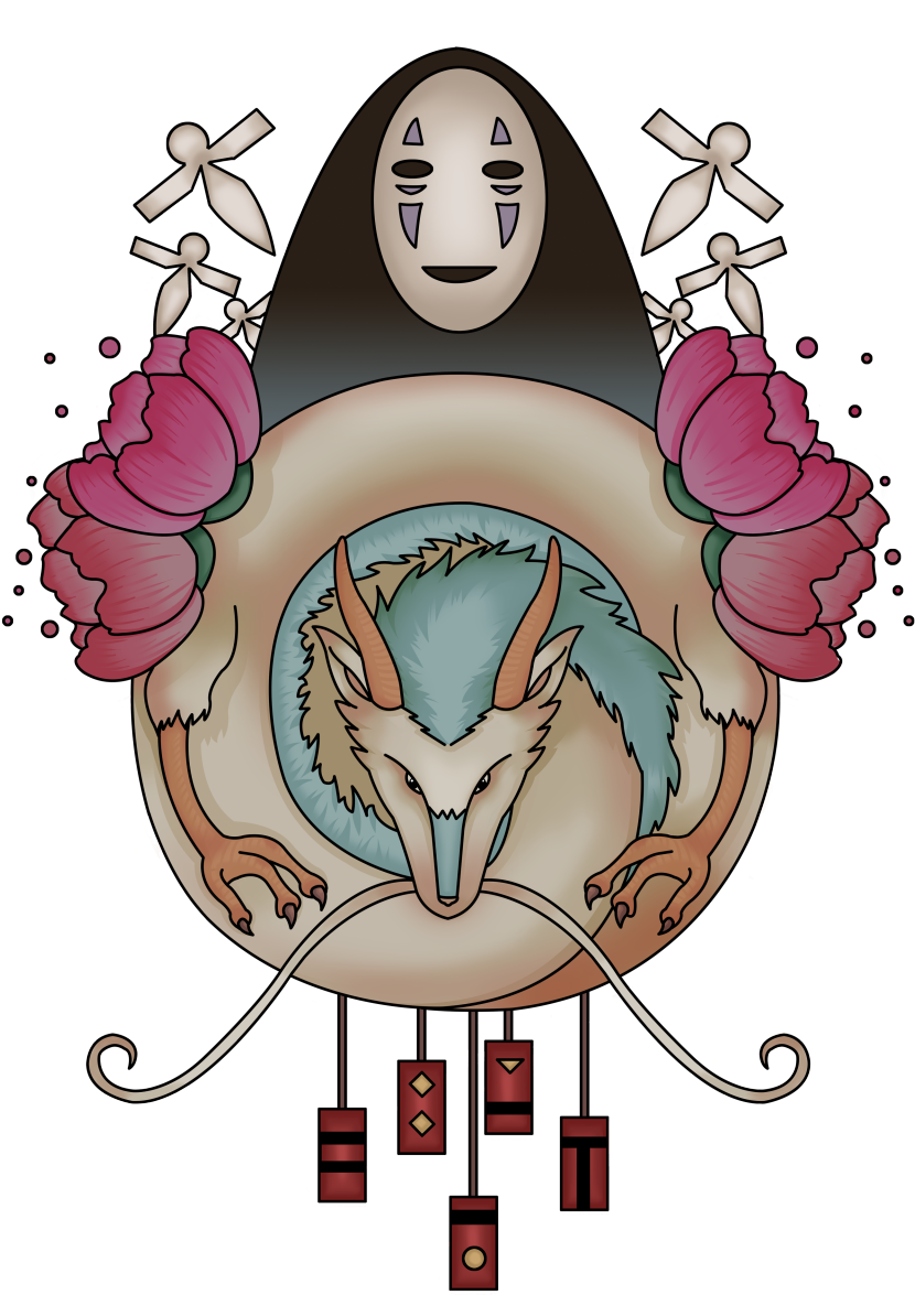 Spirited Away Characters Artwork