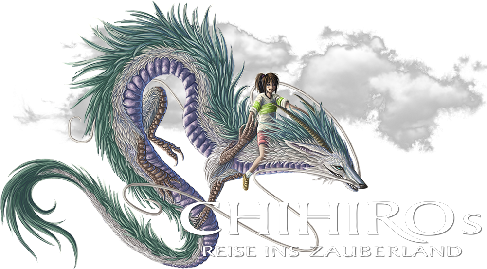 Spirited Away Chihiroand Haku Dragon