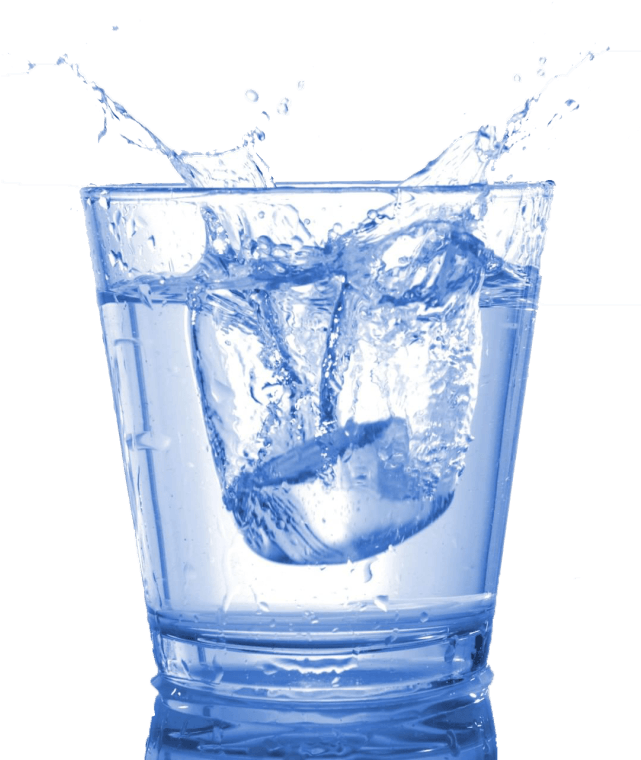 Splashing Water Glass Ice Cubes.png