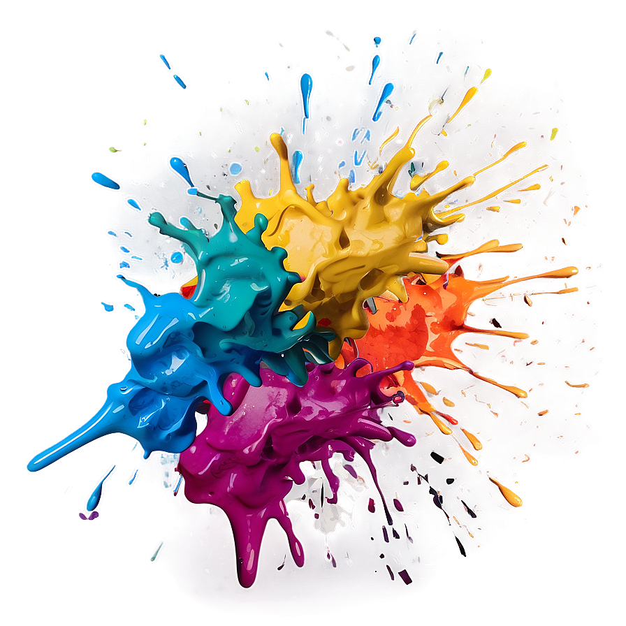 Splatter Color Splash Png 94