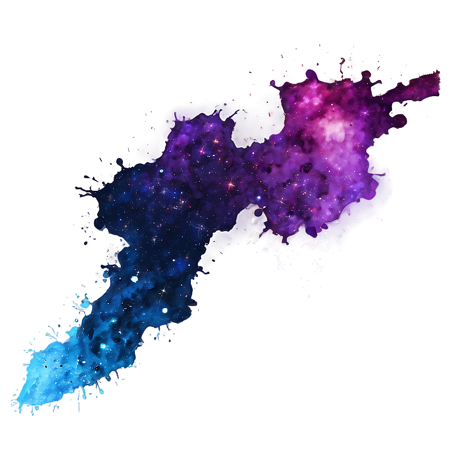 Splatter Galaxy Cosmic Png 9