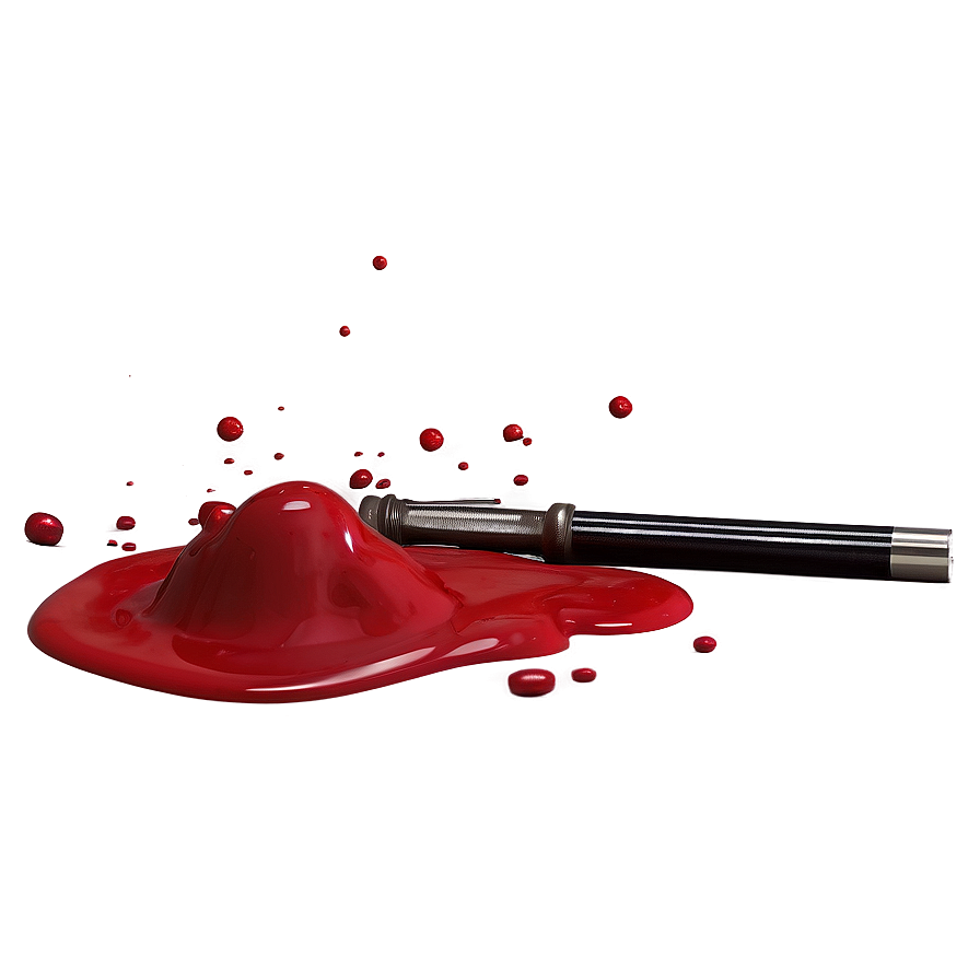 Splattered Red Ink Png Kty