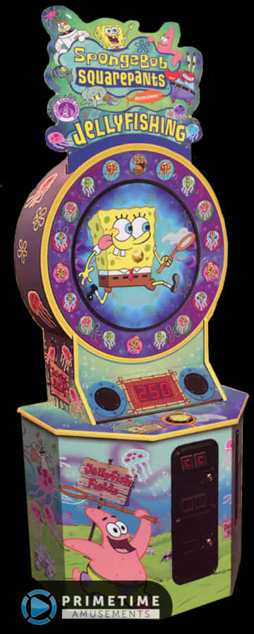 Sponge Bob Square Pants Jellyfishing Arcade Game