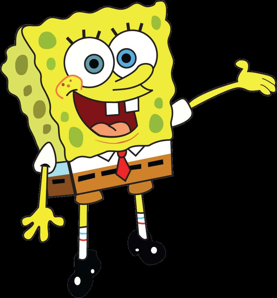Sponge Bob Square Pants Waving