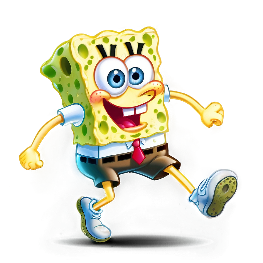 Spongebob Running Clipart Png 70