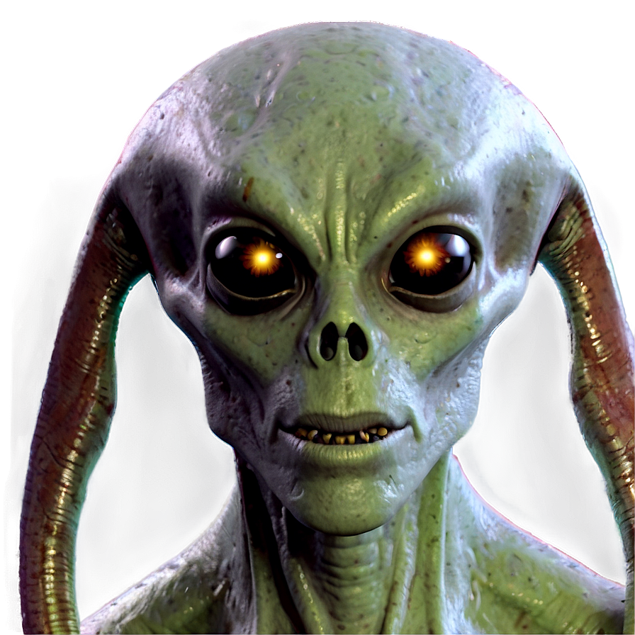 Spooky Alien Png 05032024