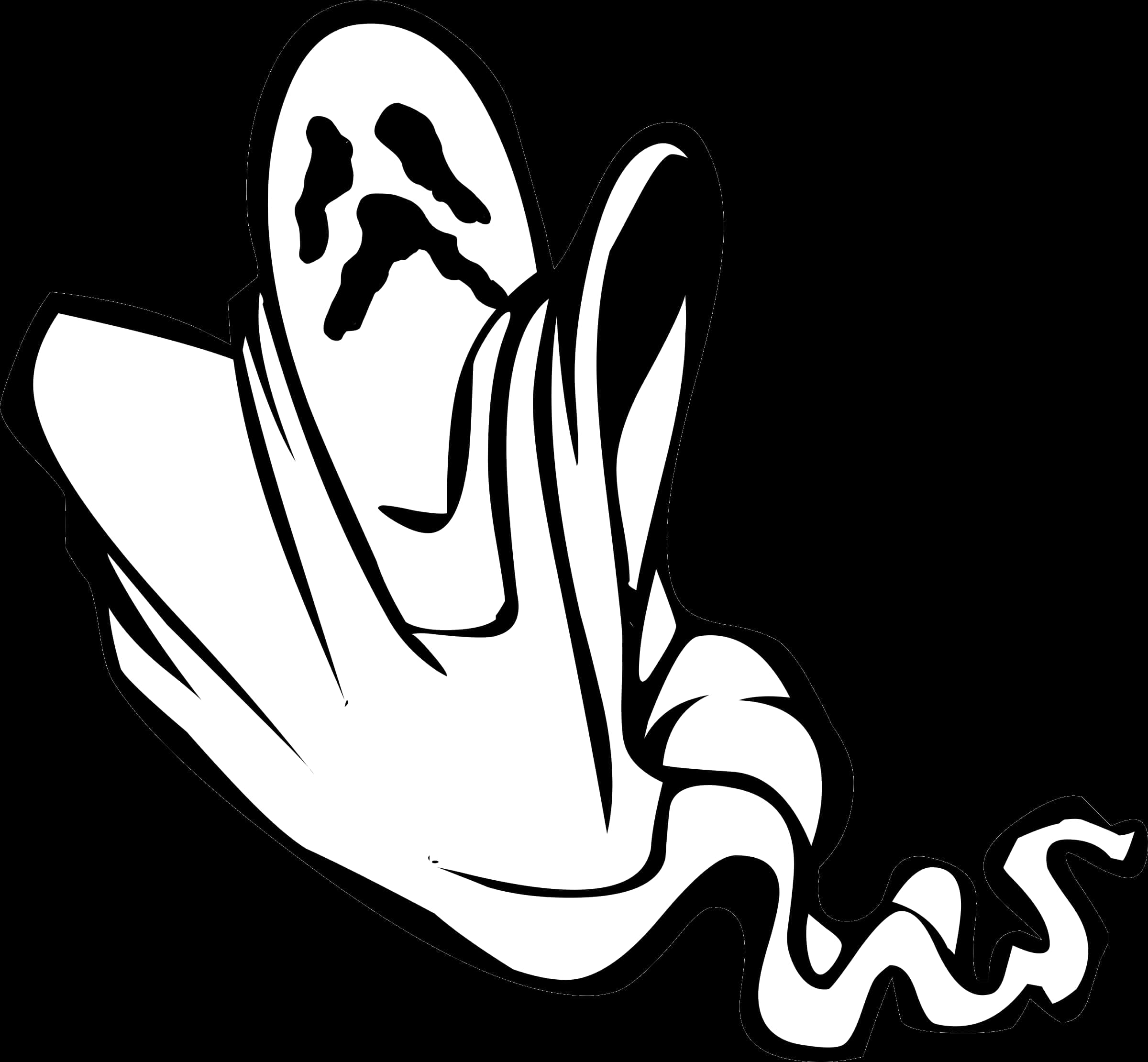 Spooky Ghost Graphic