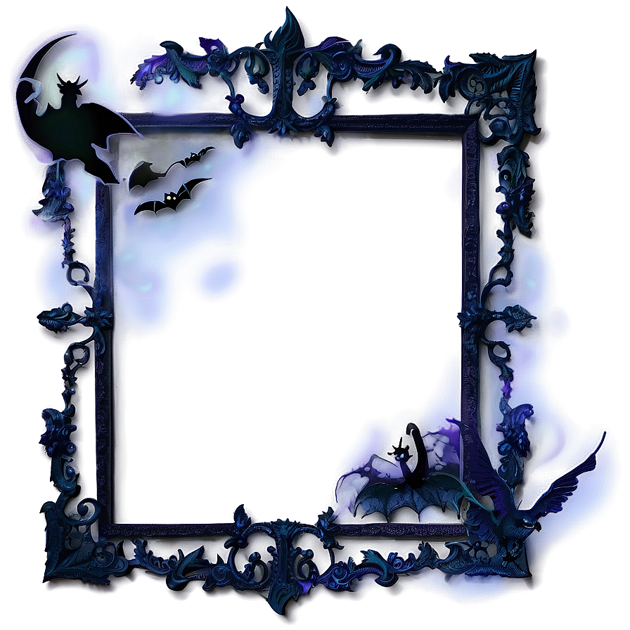 Spooky Halloween Frame Png 06202024