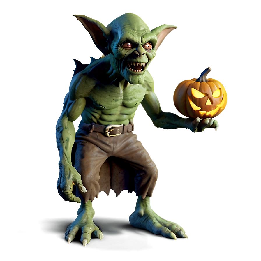 Spooky Halloween Goblin Png 82