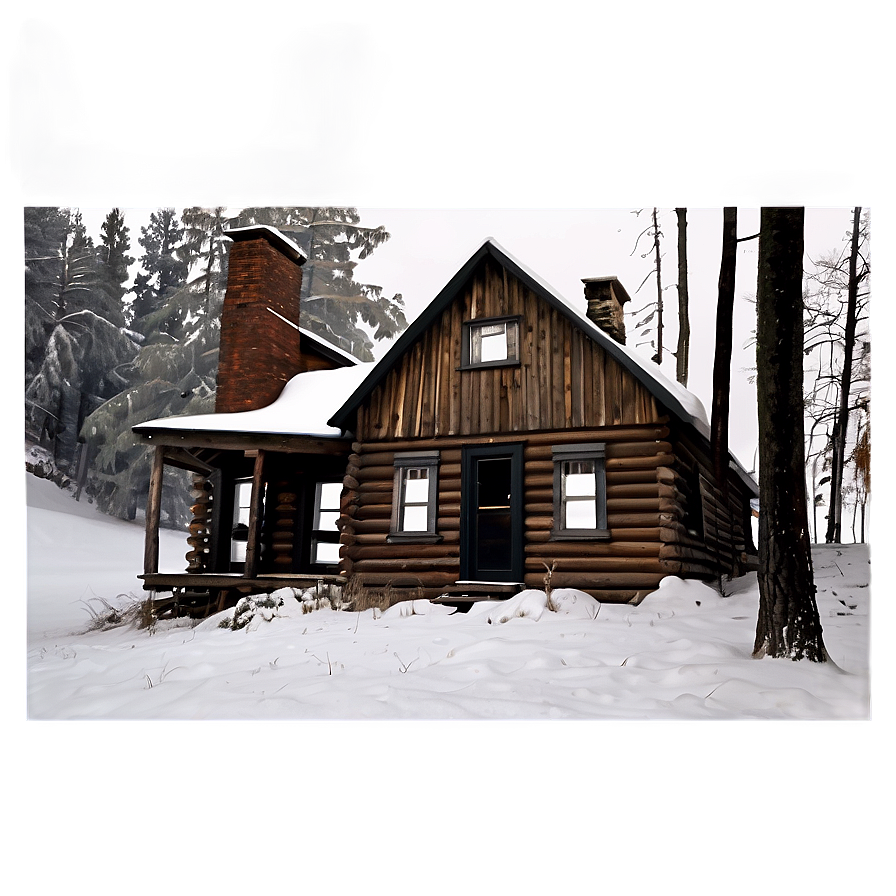 Spooky Haunted Cabin Png Qwm