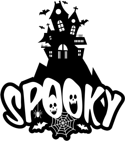 Spooky Haunted House Graphic