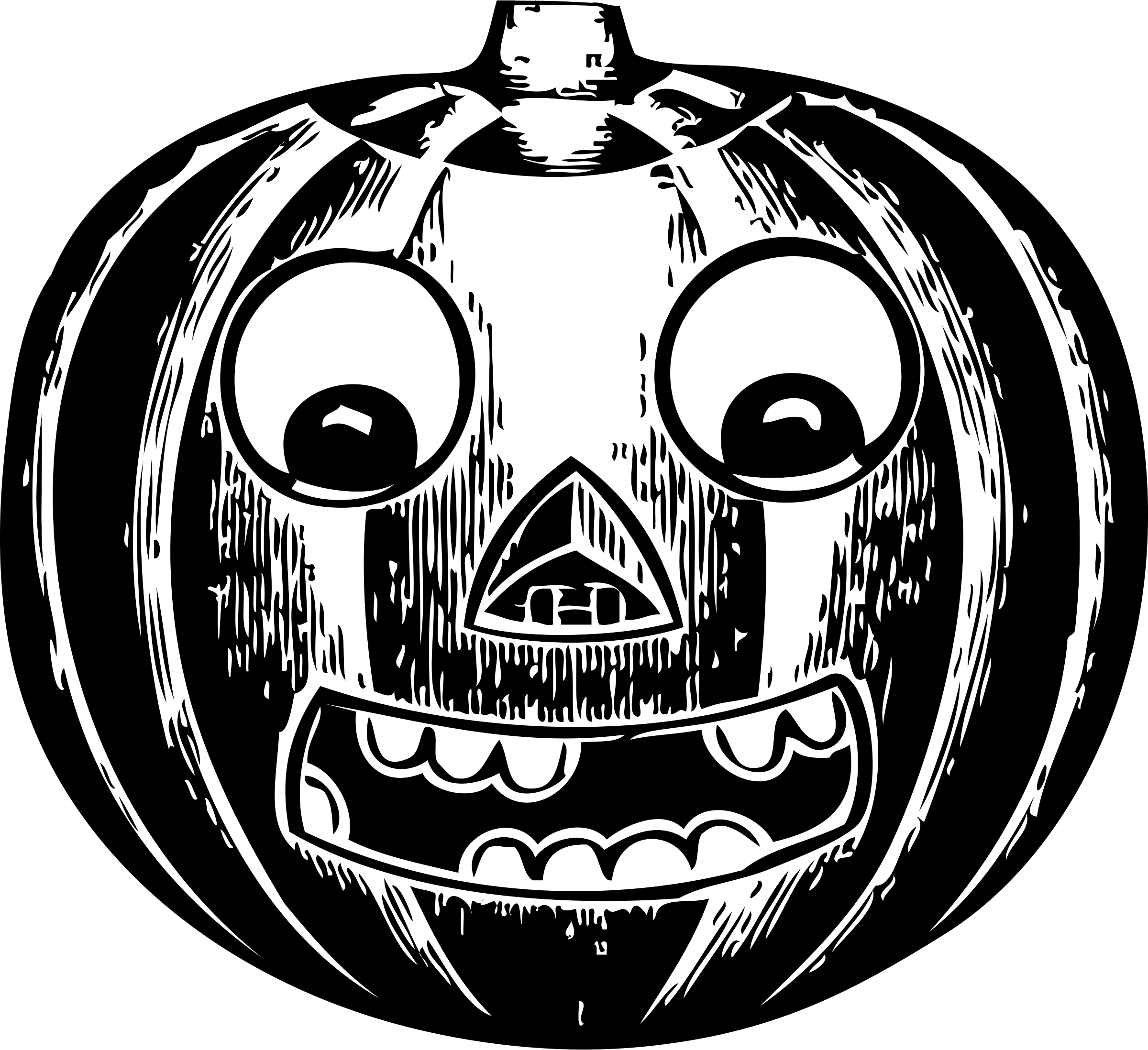 Spooky Jack O Lantern Illustration