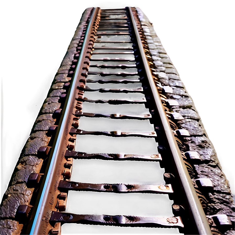 Spooky Nighttime Railroad Tracks Png Ilo