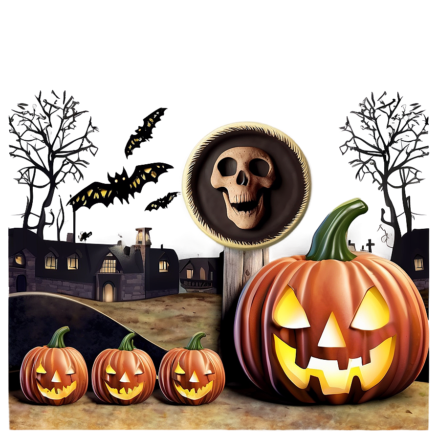 Spooky Season Scrapbook Png 19