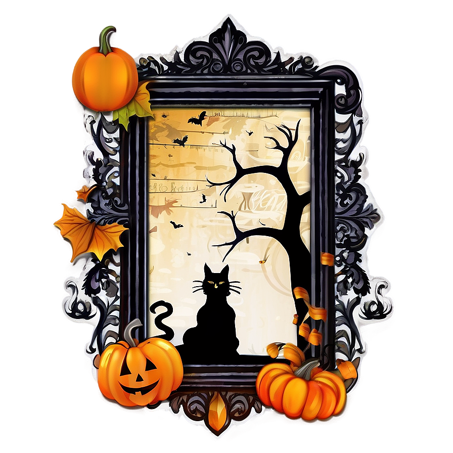 Spooky Season Scrapbook Png Hkm15