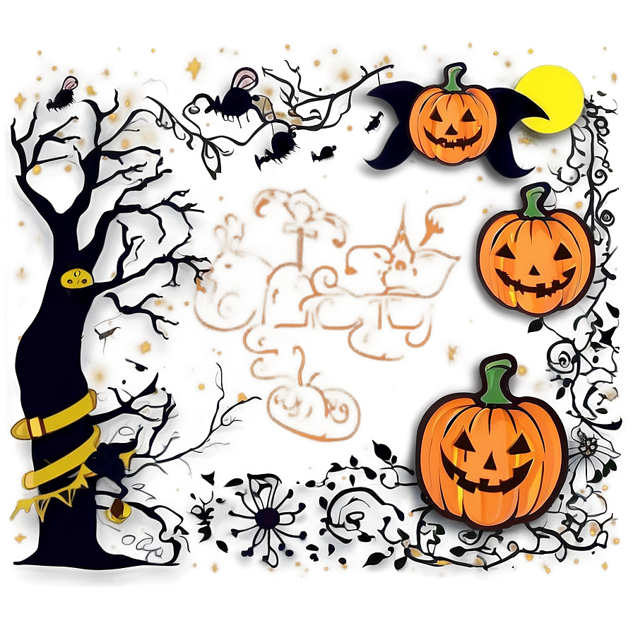 Spooky Season Scrapbook Png Tiv6