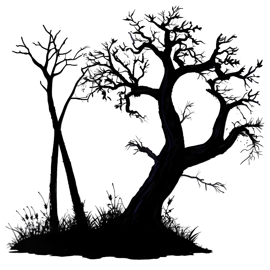 Spooky Tree Silhouette Png Hmx4