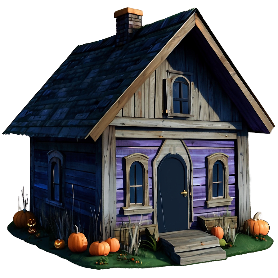 Spooky Witch House Png 11