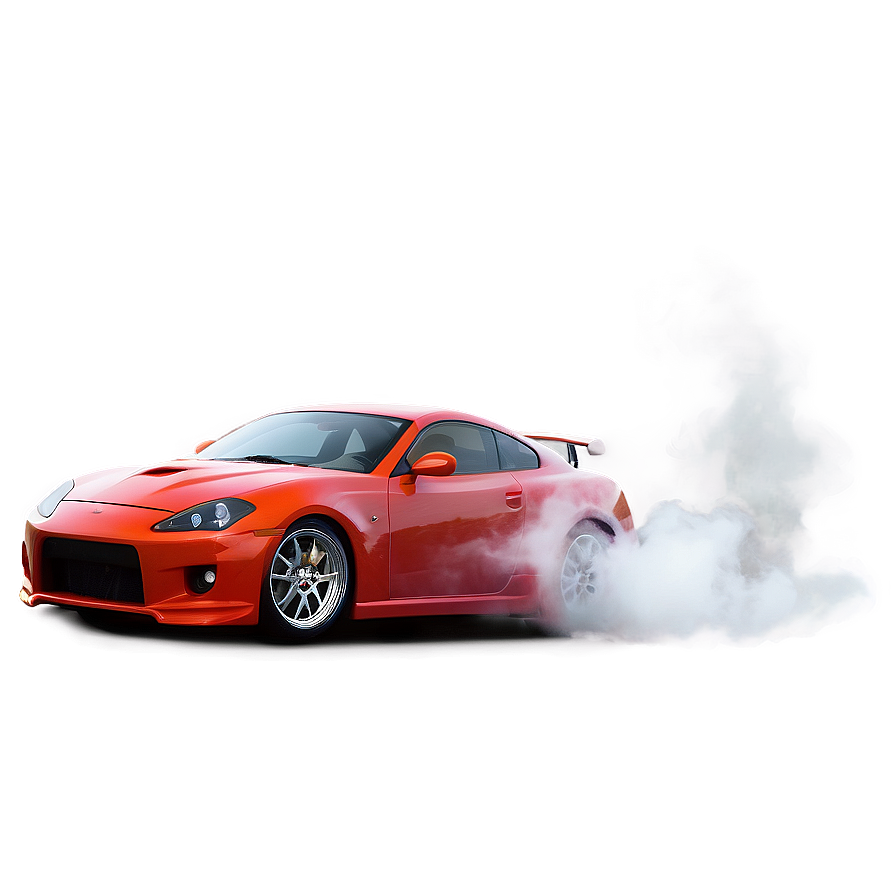 Sports Car Burnout Smoke Png 06132024