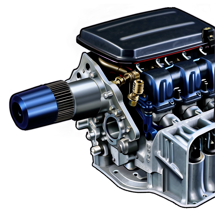 Sports Car Engine Assembly Png Esa52