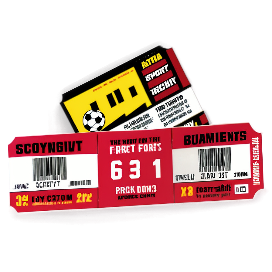 Sports Event Ticket Png Xdp17