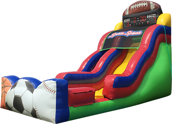 Sports Themed Inflatable Slide