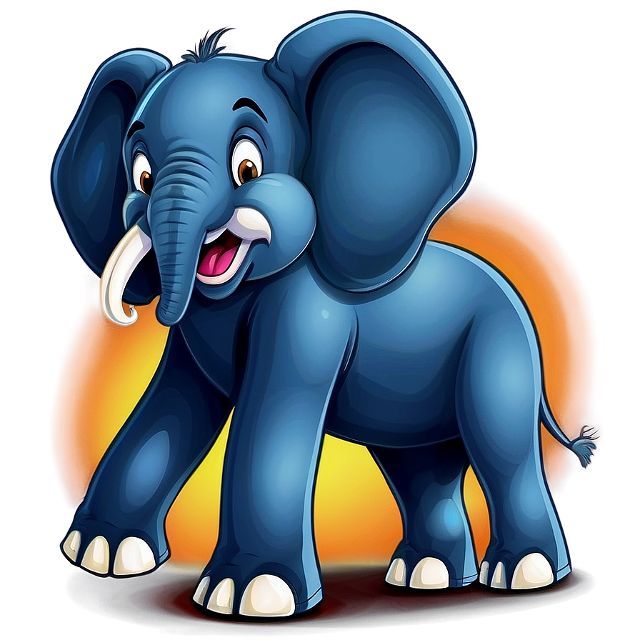 Sporty Elephant Cartoon Png 76