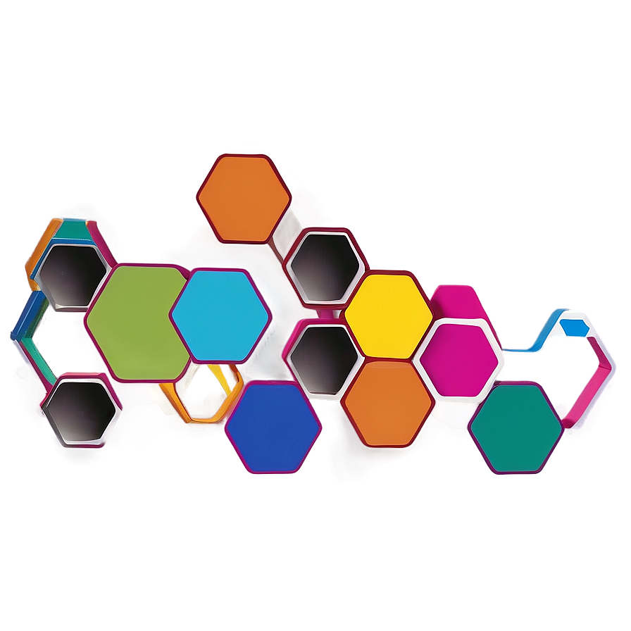 Sporty Hexagon Pattern Png Xni38