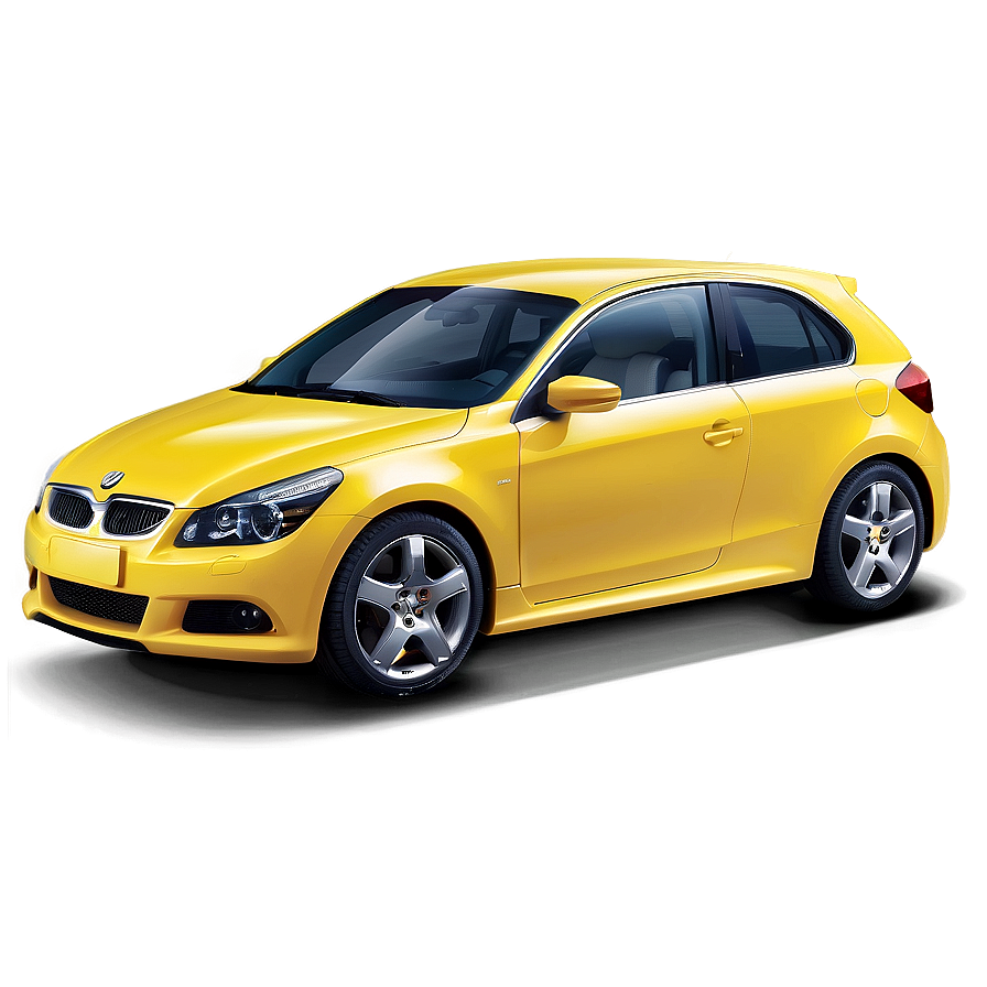 Sporty Yellow Car Icon Png 87