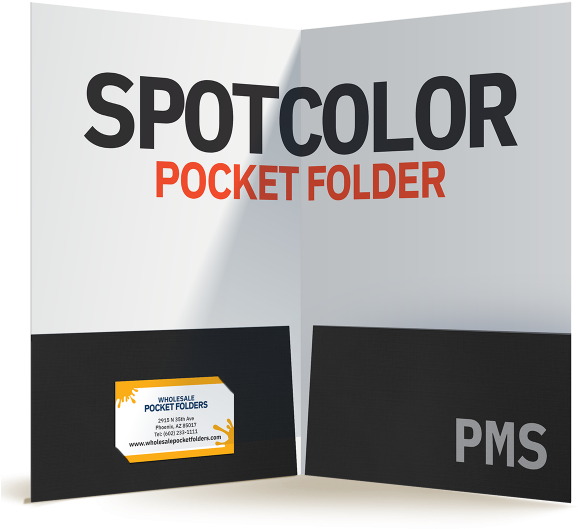 Spot Color Pocket Folder Mockup