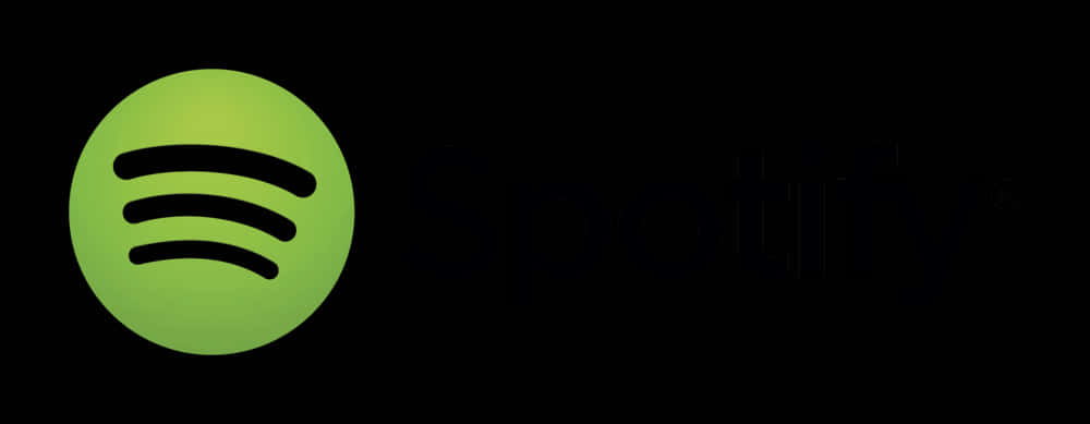Spotify Logo Greenon Black