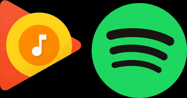 Spotifyand Google Play Music Icons