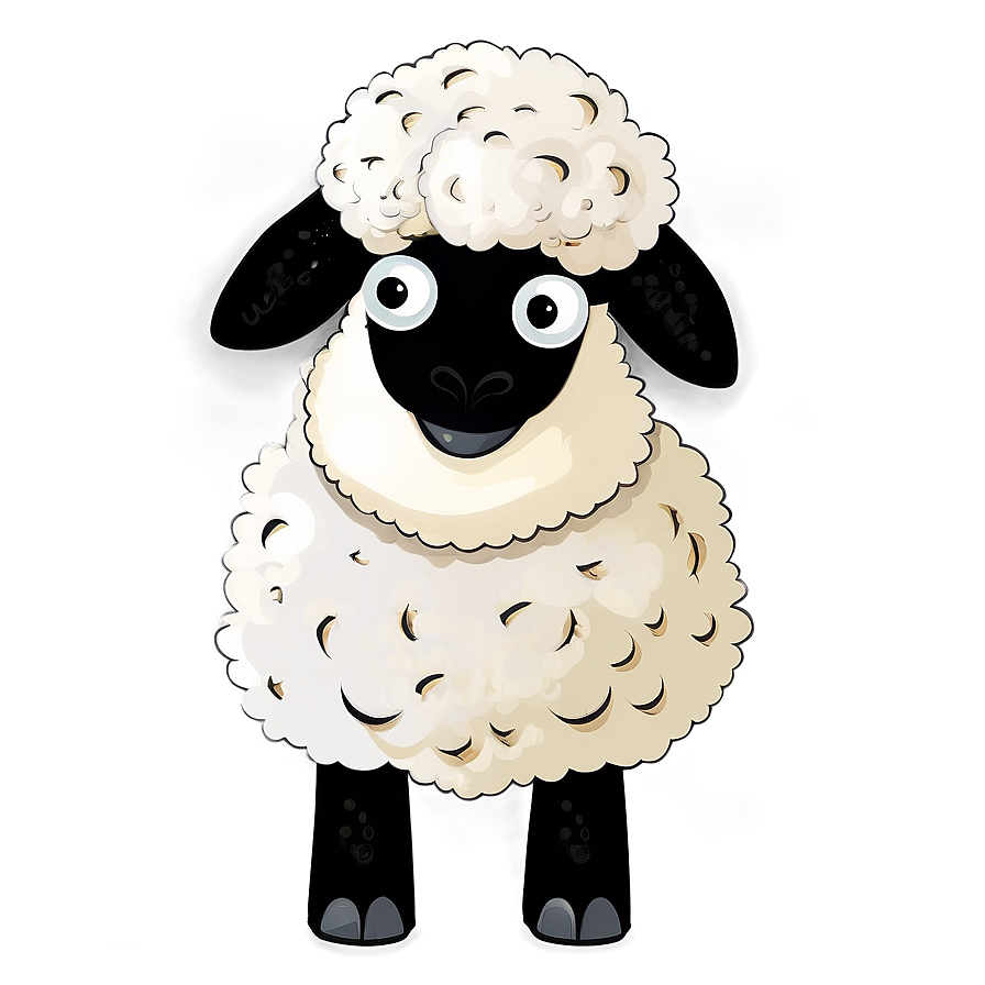 Spotted Cartoon Sheep Png Tia32