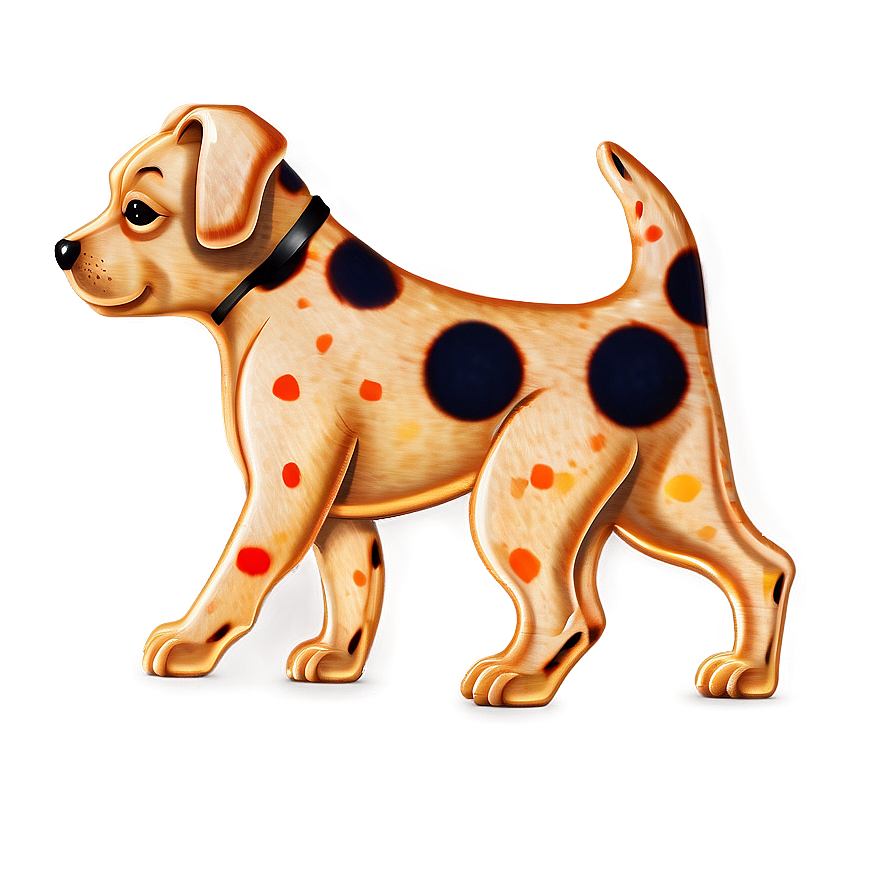 Spotted Small Dog Pattern Png 83