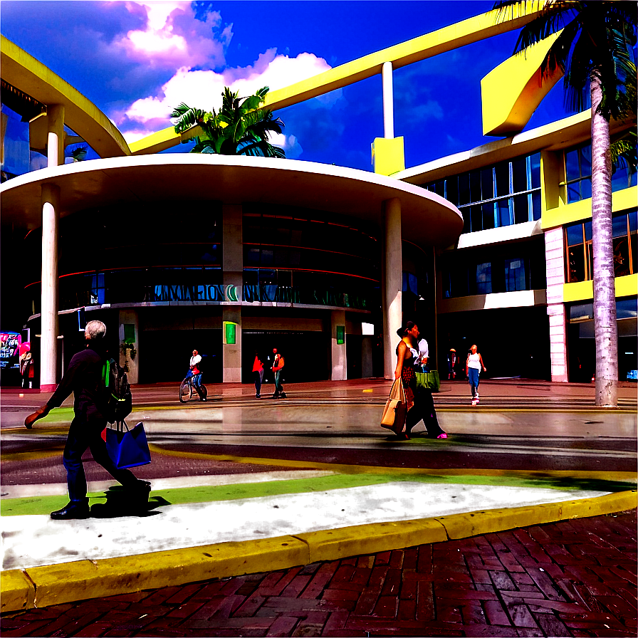 Sprawling Shopping Mall Building Png Hsi