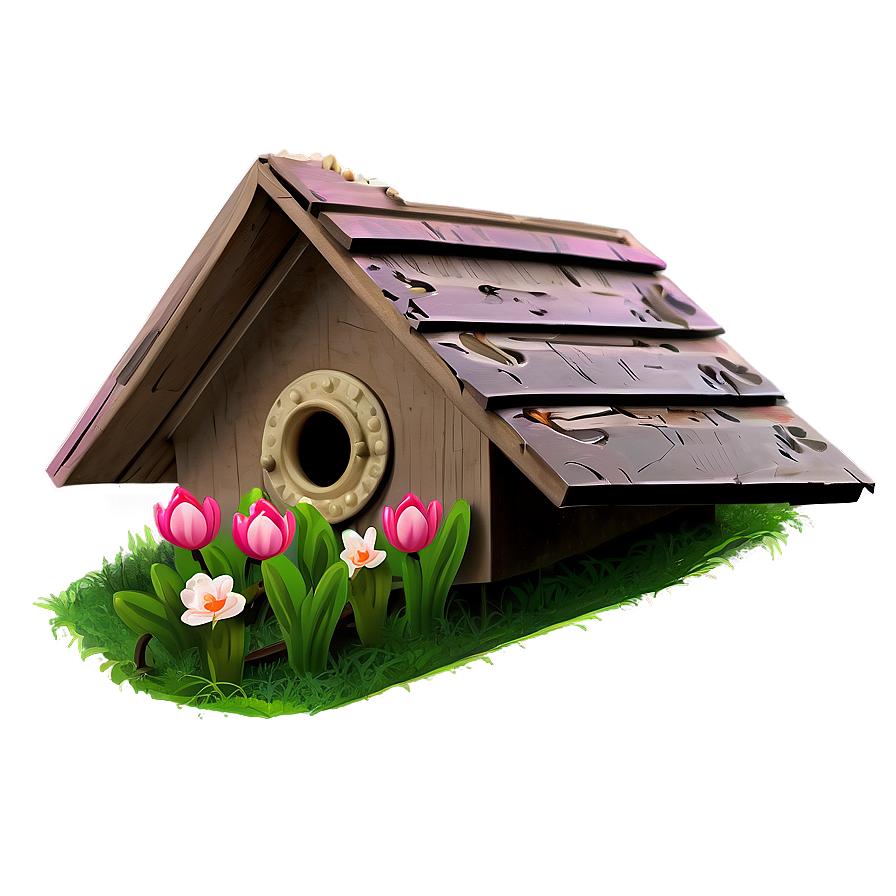 Spring Birdhouse Png 05212024