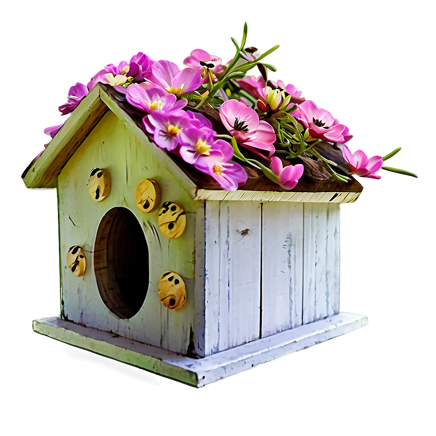 Spring Birdhouse Png 05212024