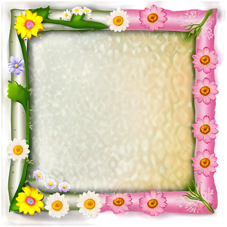 Spring Cute Frame Png Piv