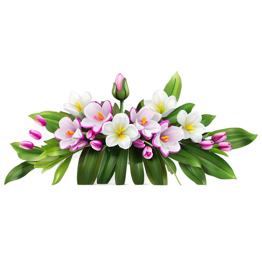 Spring Flower Arrangement Png 06272024