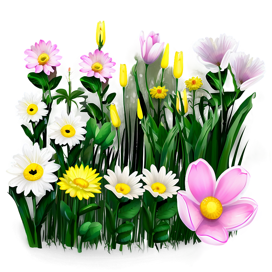 Spring Flower Meadow Png 06272024