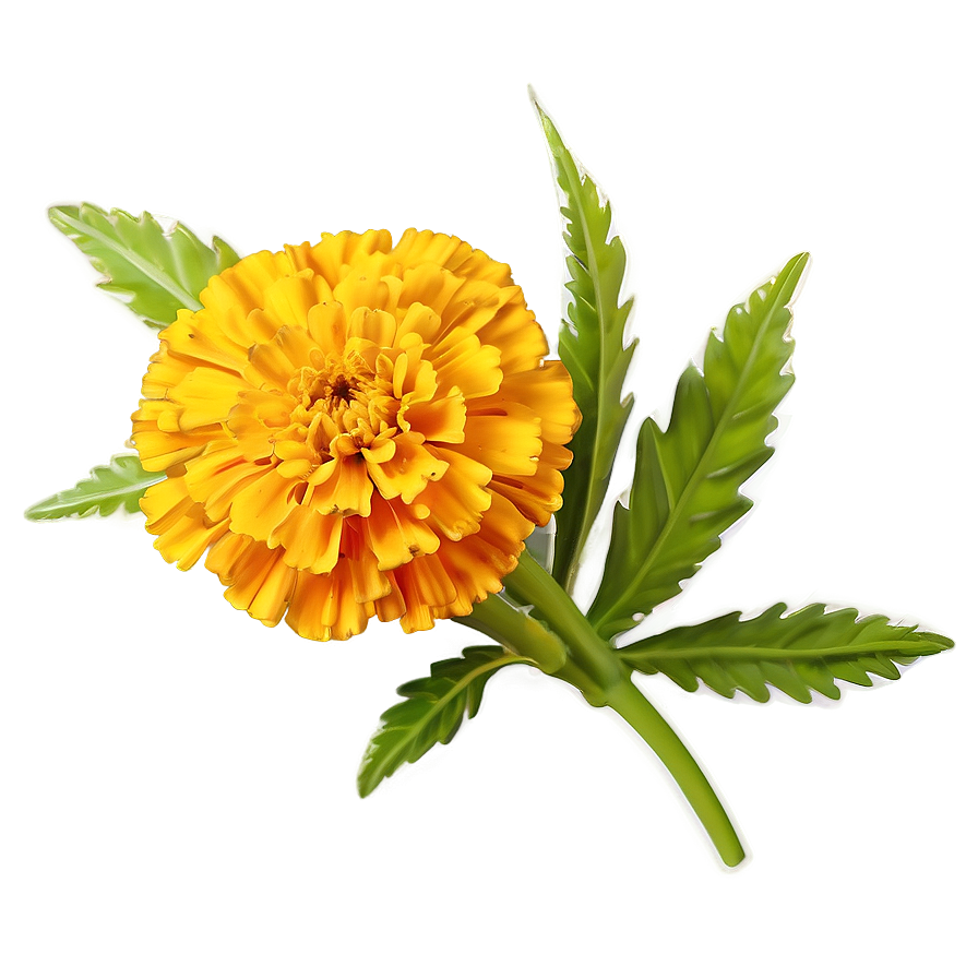 Spring Marigold Flower Png Tvu