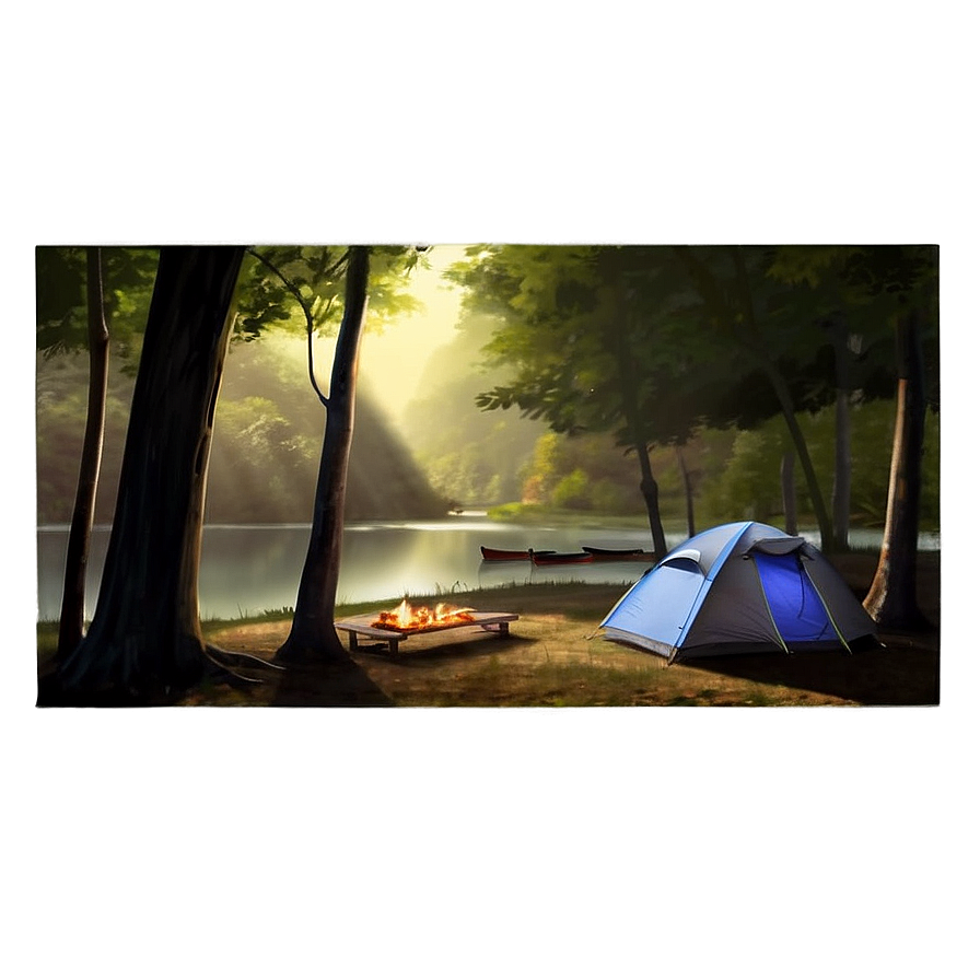 Spring Outdoor Camping Png Vje