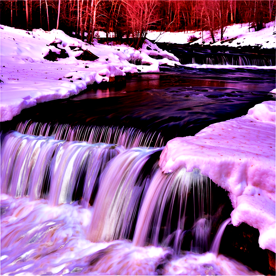 Spring Thaw And Dam Flow Png 87